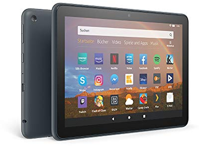 Amazon Fire HD 8 Plus-Tablet, 8-Zoll-HD-Display, 32 GB, Schiefergrau mit Spezialangeboten; Zertifiziert und generalüberholt |