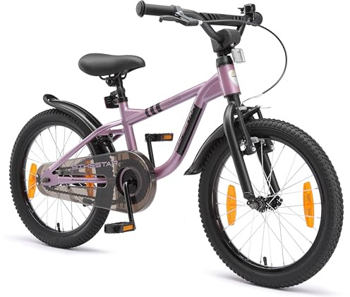 Löwenrad Kinderfahrrad für Jungen und Mädchen ab 5 Jahre | 18 Zoll Kinderrad mit Bremse | Fahrrad für Kinder