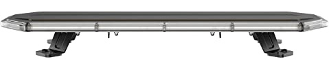 Puente de Iluminación con Mando inalámbrico - LED HOMOLOGADO R65 Ámbar 1.220 mm. Emergencia Homologado Advertencia 10-30 V - 106W - 13 Funciones Luz Emergencia Slim Aero Techo Vehículo