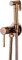 YJYKXP Bidet Handbrause Toilette, Bidet Armaturen Set Messing Wandhalterung Bidet Sprühaufsatz mit Kaltes und Heißes Wasser, Duschkopf für Toilette für Körperpflege,Rose Gold