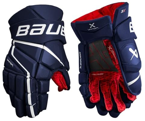Bauer Vapor 3X Handschuhe Intermediate, Größe:13 Zoll, Farbe:Navy