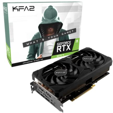 KFA2 37ISM6MD4COK Grafikkarte NVIDIA GeForce RTX 3070 Ti 8 GB GDDR6, Schwarz