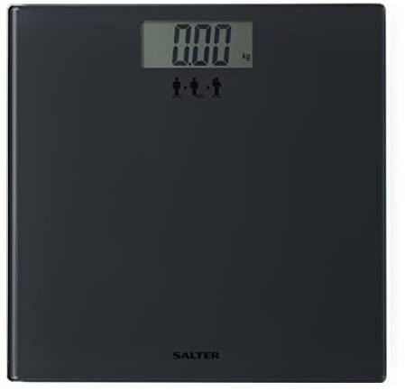 Salter SA00300 GGFEU16 Add & Weigh Bathroom Scale - Digital Scales, Use with Pets & Luggage, Large Platform, Easy Read LCD Display, Tare Function, Carpet Feet for Accurate Measurements, 180kg Capacity