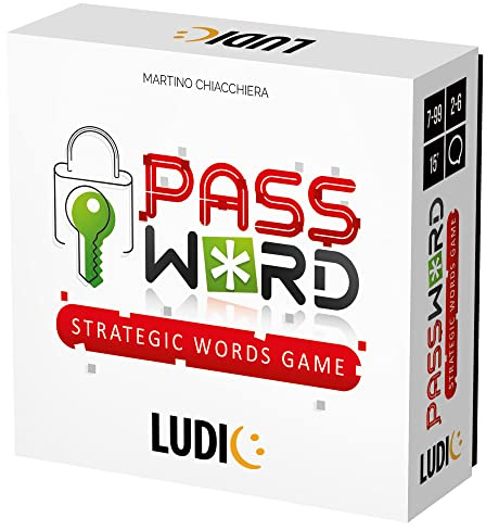Ludic Passwort Strategisches Wortspiel Mu55409 Gesellschaftsspiel Für die Familie Für 2-6 Spieler Made in Italy