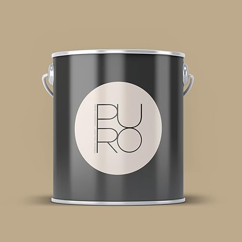 Livingwalls PURO Premium Wandfarbe c7009 - Malerfarbe mit sehr hoher Deckkraft - matte hochwertige Innenfarbe in Beige - 5l