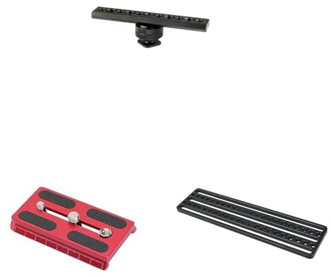 CAMVATE Standard NATO Safety Rail + Cheese Plate Mounting + Camera Quick Release Plate