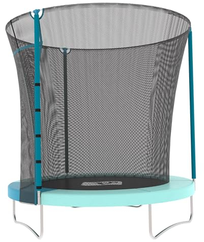 TP Toys 6ft Up Trampoline. Suitable for Kids 3+ Years. Trampoline With Safety Net Enclosure. Ideal Garden Size Outdoor Play Equipment for Children. Galvanised Steel Frame for Lasting Fun.