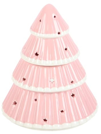 Something Different - Quemador de aceite, árbol de Navidad, talla única, color rosa