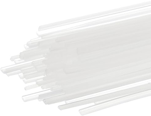 PATIKIL 60 PCS Stecche Trasparenti in Plastica 10 Pollici Stecche Chiare per Cucire Costumi E Corsetti (5mm 1/5 Larghezza)