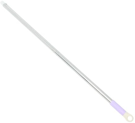 Ciieeo Two Sections Mop Rod Replacement Metal Broom Stick Handle Grip for Floor Cleaning Household Broom Extension Pole Mop Stick for Bathroom Random Color