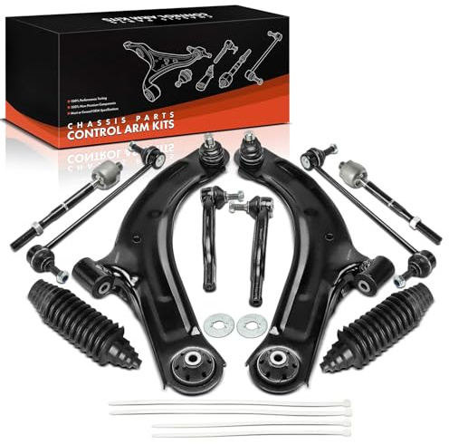 Frankberg 10x Brazo transversal Eje delantero Replace# 54500EL000 | Compatible con Cube Z12 NV200 Furgoneta NV200/Evalia Bus Tiida Compacto C11 Tiida Berlina SC11