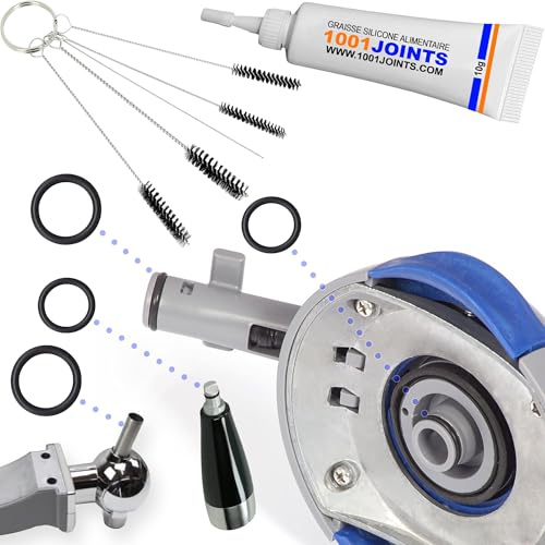 KIT 4 JOINT ENTRETIEN BEC VERSEUR ROBINET DE PRESSION TIREUSE A BIÈRE REMPLACEMENT COMPATIBLE AVEC PERFECTDRAFT HD3720 HD3620 HD3610 HD3600 ETC…