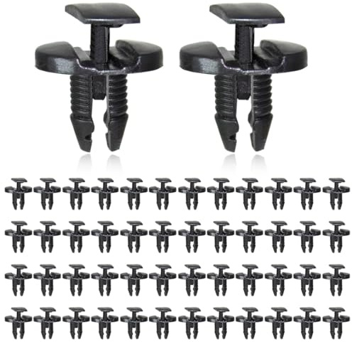 JEYORZY 50 Pezzi Clips Plastica per Auto,clip di fissaggio per auto, Fermagli per Fissaggio Automatico, per Bagagliaio, Porta Interna, Pannello, Adatti Alla Maggior Parte dei Veicoli