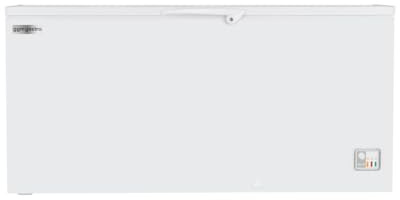 Commercial Chest Freezer - 553 L - Plastic Interior - White - UK plug