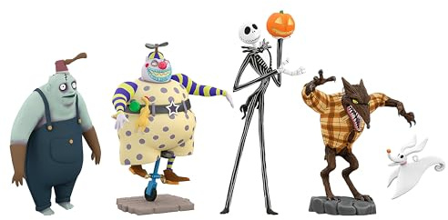 Hallmark Adorno de Recuerdo de Pesadilla Antes de Navidad, Paquete de 5 Unidades, diseño de ciudadanos de Halloween
