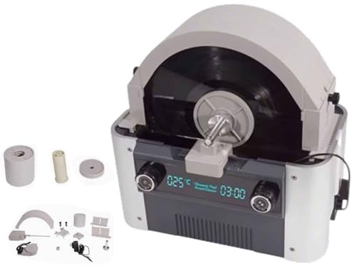 Ultrasonic Record Cleaner, 6L Deep Cleaning Machine with 49kHz Frequency, Dual-Speed Spin & Auto Air-Dry for 7-12 Inch Vinyl Records