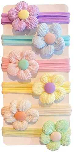 Élastiques À Cheveux Pour Filles,6 Pièces Élastique Bébé | Accessoires Coiffure Mode Pour Queue De Cheveux | Bouclés Quotidien Ados Bébés