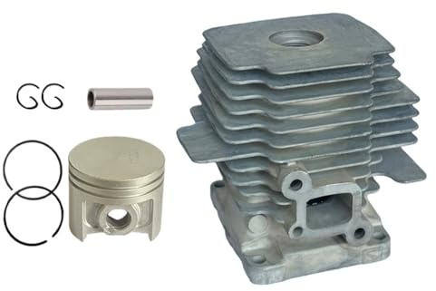 FUBESK FS230 Kit de remplacement de cylindre pour tondeuse FS230 avec piston, goupille, rondelles et clips, 7 pièces en métal et plastique