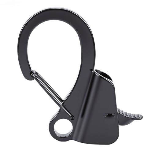Asixxsix Boat Anchor Hook, Stainless Steel Boat Rope Sliding Hook with, 9000lbs Load Capacity, Knotless Anchor System for 3/8 to 5/8 Inch Ropes, for Securing Boats