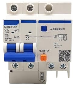Disjoncteur différentiel NXBLE-63 2P 30mA 6KA 32A 40A 50A 63A(40A)