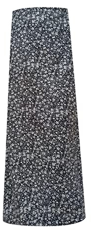 Générique Jupe Femme Été Bohème Chic Longue Fleurie Taille Haute Décontractée Plage Élégante Fluide Imprimé Midi Sexy Grande Taille Vintage Vacances Abstrait A264