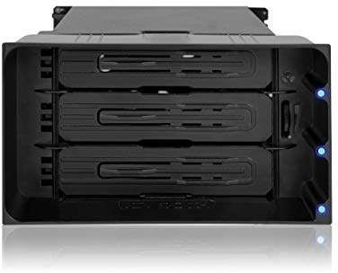 ICY DOCK flexiDOCK MB830SP-B - Wechselrahmen/Dock trägerlos für 3X 3,5 Zoll SATA/SAS Festplatte