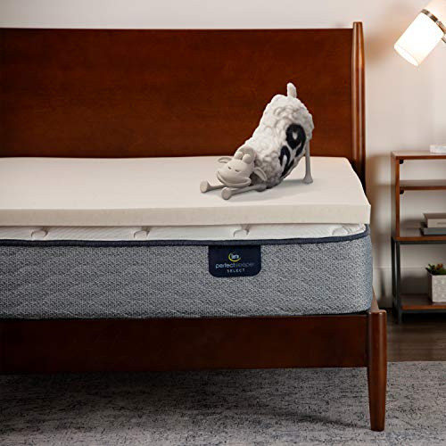 Serta CopperGel Surmatelas en Mousse à mémoire de Forme rafraîchissante et Anti-Pression, 5,1 cm, très Grand lit