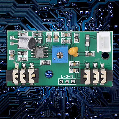 Modulo amplificatore scheda microfono da 2,6-10 V, guadagno regolabile per amplificazione del segnale vocale, kit ad alta sensibilità