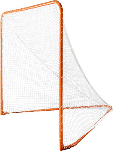 Kapler Lacrosse Goal Net - 6' x 6' Regulation Foldable Steel Frame for Backyard Training - Ideal for Kids & Adults Practice Accuracy