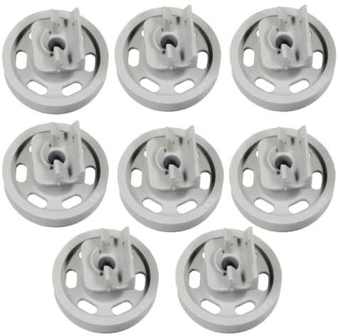 easyPART Kompatibel/Ersatz für Electrolux 4071300307 Korbrollen Unterkorb AEG 407130030/7 für Geschirrkorb Geschirrspüler 8Stk