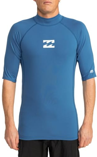 Billabong Waves All Day - Kurzarm-Rashguard für Männer Beige