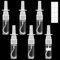 Furuising 6 Piezas Botellas de Aerosol Nasal, 20ml Plástico Botella de Spray Nasal, Vacía Botellas de Pulverizador con 8 Pegatinas para Aceite Esencial Salino
