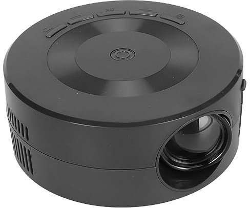 Mini LED Projector, Portable Phone Projector, 1080P Home Theater Video Projector with Same Screen Function, Built-in Speaker, Compatible with AUX, USB, IOS, Android, Remote Control