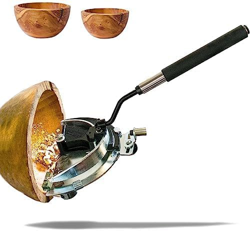 Woodcut Bowlsaver Entkernungssystem mit zwei hochfesten Klingen für Entkernungsschalen, Rohlinge, 75 mm bis 300 mm auf Drechselbank BSVR