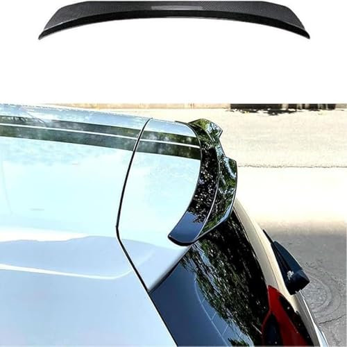 ZHAOHAO Auto Heckspoiler für Opel Vauxhall Adam M13 2013 2014 2015 2016 2017 2018 2019, Auto Spoilerlippe ABS HeckspoilerflüGel Kofferraumdachspoiler Auto Tuning Zubehö,Carbon Fiber Look