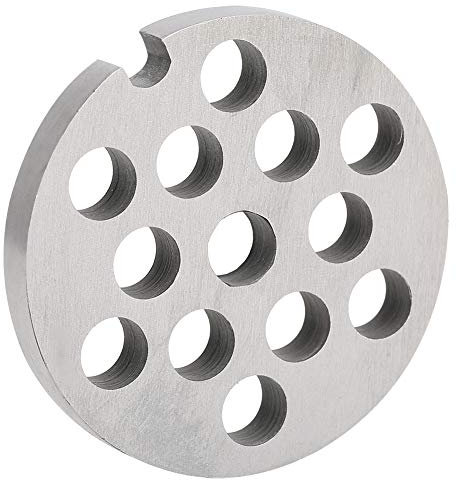 Lame de Hachoir à Viande en Acier Inoxydable, Plaque de Hachoir, Couteau de Remplacement pour Accessoires pour Hachoir à Viande N ° 5 (8mm)