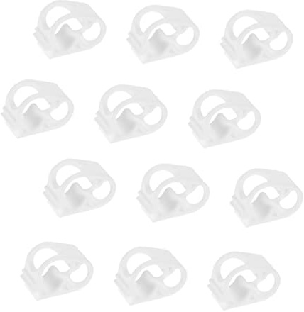 NAMOARLY Lot De 12 Colliers De Serrage En Silicone Réglables Pour Tubes, Pinces De Contrôle De Débit Pratiques, Compatibles Perfusion, Solide Et Adaptés Aux Usages Médicaux