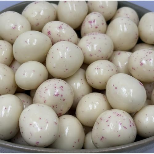 NULTHY 1kg - Frambuesas Liofilizadas con Chocolate Blanco y Yogur, Snack Gourmet Crujiente, Fruta Real, Postre Dulce