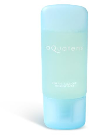 aQuatens - Gel detergente professionale, concentrato ad ultrasuoni o panno speciale, per tutti i vetri di plastica (75 ml senza panno)