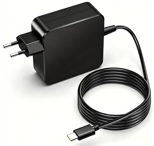 Chargeur USB-C 65W pour Ordinateur Portable 20V 3,25A avec câble de 2mètres | our Lenovo Thinkpad Yoga,ASUS Zenbook, Huawei Matebook, Macbook Pro/Air, HP Chromebook, Acer Chromebook, Google, Samsung