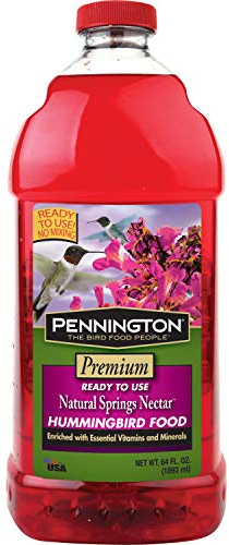 Natural Springs 100080659 Hummingbird Nectar Ready to Use 64oz, 64 oz, Brown/A