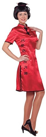fyasa 706243-t04 Chinese Girl kostym, stor