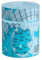 TFA Dostmann Solemio, meridiana, 43.4000.06, leggibile dal cielo e dal sole, orologio da sole a cilindro, blu, 40 x 40 x 53 mm