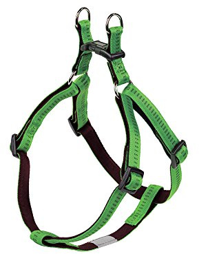 Nobby Geschirr Soft Grip, hellgrün/braun Brust: 60/86 cm, B: 25 mm, 1 Stück