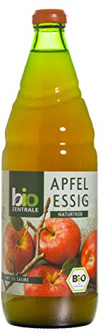 biozentrale Vinagre de sidra de manzana natural con 5% de ácido orgánico vegano, 750 g