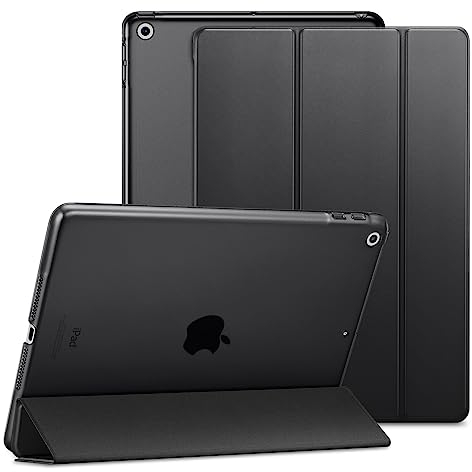 ESR Hülle für iPad 6. Generation Hülle/iPad 5. Generation Hülle, iPad 9,7 Zoll Hülle (2018/2017), Ultra Dünnes Smart Case Cover, Auto Schlaf-/Aufwachfunktion, Schwarz