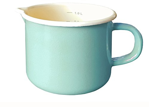 Karl Krüger - Pentola per Latte Smaltata, 12 cm, Colore: Menta