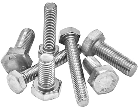 Sechskantschrauben/Maschinenschrauben DIN 933 Edelstahl V2A M5/M6/M8 // EHK-Verbindungstechnik (M8x50 10 St.)