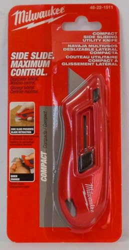 Milwaukee Couteau utilitaire coulissant compact Rouge 12,7 cm