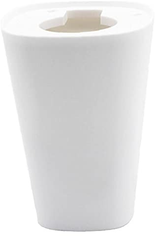 sevenjuly Hanging Plant Pot Upside Down Planter Sky Flower Pot Inverted Hanging Plastic Decoration for Home Garden Porch White,for Succulents, Flowers, Herbs
